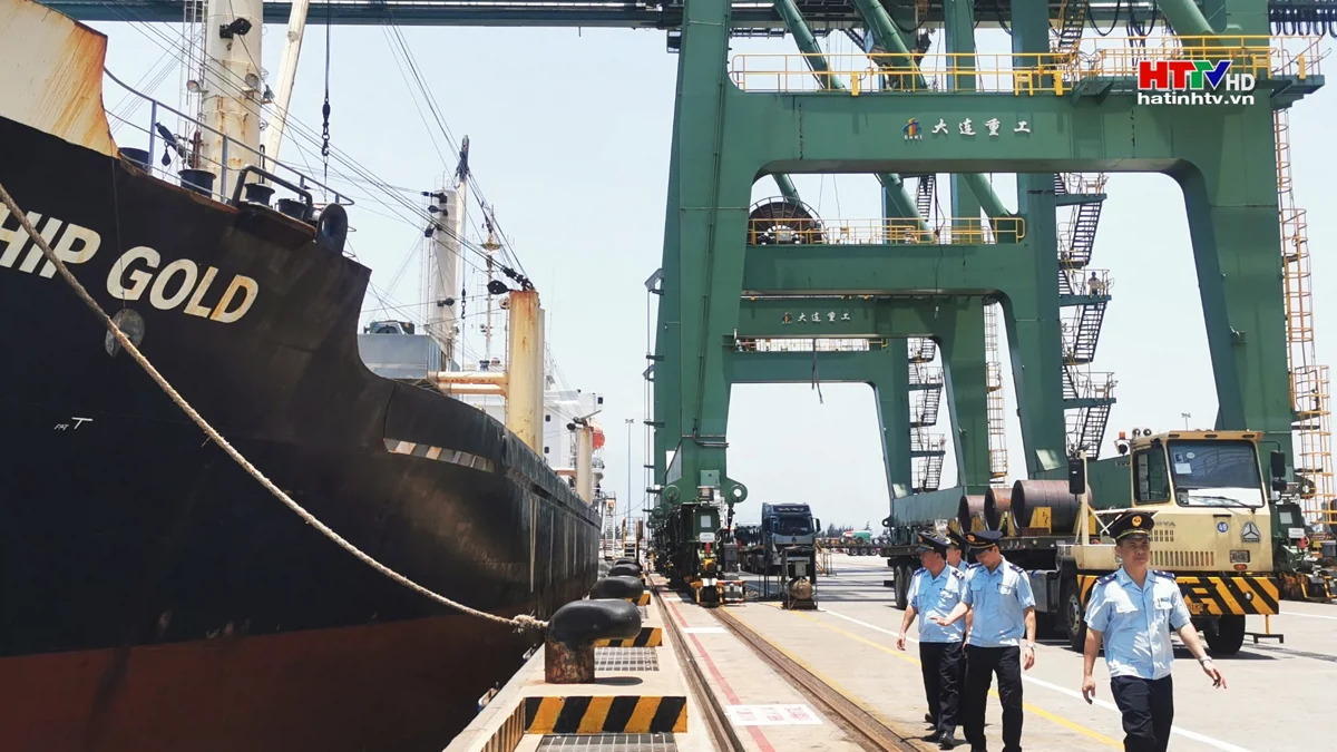 Thu thuế xuất nhập khẩu tại Hải quan Vũng Áng đạt gần 8.000 tỷ đồng